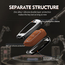 Load image into Gallery viewer, Zinc Alloy Metal Soft Silicon Key Case for B11 DS Flip Key (After Market Flip Key – UNIVERSAL)