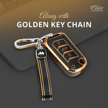 Load image into Gallery viewer, TPU Car Key Cover Fit for Mahindra New Scorpio-N | XUV 700 | New Thar | Xuv-300 | Scorpio | Bolero Flip Key