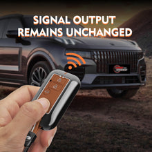 Load image into Gallery viewer, Zinc Alloy Metal Soft Silicon Key Case for  Maruti Suzuki Grand Vitara | Fronx | New Brezza | XL 6 | Ignis | Baleno | New Ertiga | Ignis | New Swift | New Dezire 3 Button Smart Key - TAN COLOR