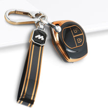 Load image into Gallery viewer, TPU Car Key Cover Fit for Maruti Suzuki Baleno | Fronx | S-Presso | Swift | Celerio | Ciaz | Ertiga | Ignis | Dezire | Brezza Flip Key