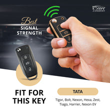 Load image into Gallery viewer, TPU Car Key Cover Fit for Tata Punch | Harrier | Tigor | Bolt| Nexon | Hexa | Zest | Tiago Flip Key