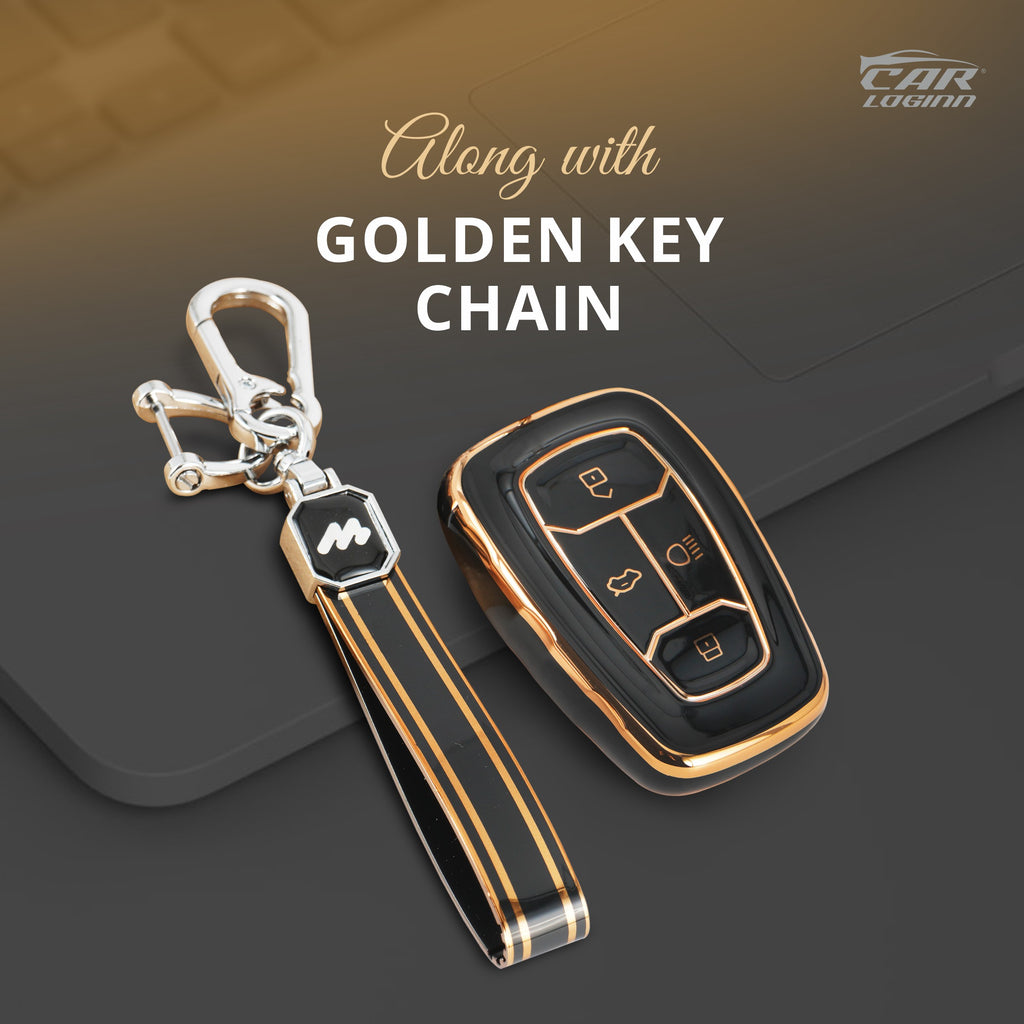 TPU Car Key Cover Fit for Tata Altroz | Punch | Harrier | New Safari | Bolt | Tiago | Tigor | Gravitas | Nexon Smart Key