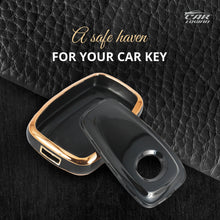 Load image into Gallery viewer, TPU Car Key Cover Fit for Tata Altroz | Punch | Harrier | New Safari | Bolt | Tiago | Tigor | Gravitas | Nexon Smart Key