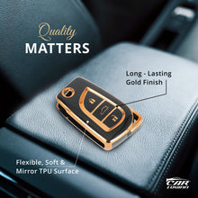 Load image into Gallery viewer, TPU Car Key Cover Fit for Toyota Innova Crysta | Corolla Altis Flip Key