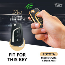 Load image into Gallery viewer, TPU Car Key Cover Fit for Toyota Innova Crysta | Corolla Altis Flip Key
