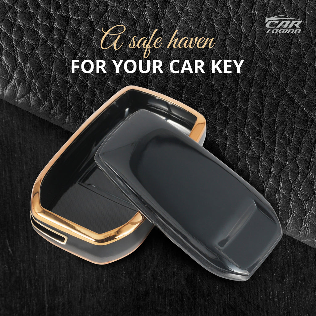 TPU Car Key Cover Fit for Toyota Innova Hycross | Fortuner | Innova Crysta Smart Key