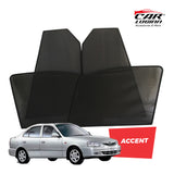 Hyundai Accent Magnetic Window Curtain/Car Sunshades - 4 Pieces