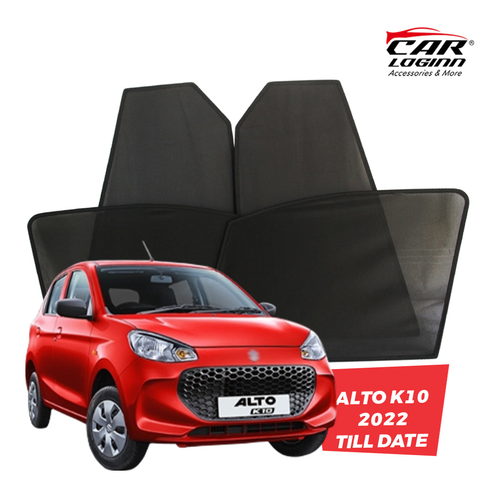 Maruti Suzuki Alto Magnetic Window Curtain/Car Sunshades - 4 Pieces