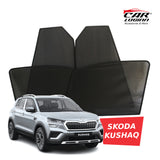 Skoda Kushaq Magnetic Window Curtain/Car Sunshades - 4 Pieces