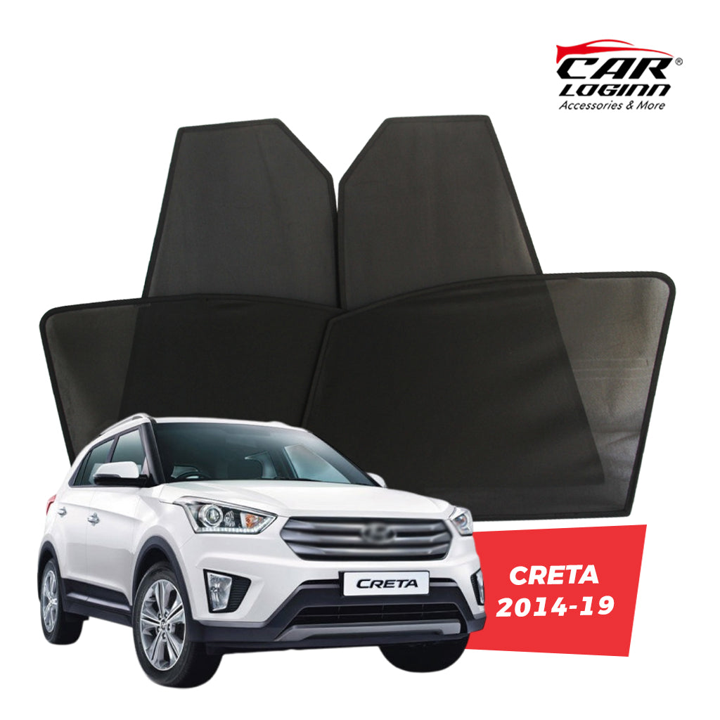 Hyundai Creta Magnetic Window Curtain/Car Sunshades - 4 Pieces