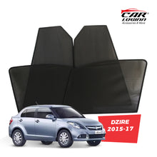 Load image into Gallery viewer, Maruti Suzuki Swift Dzire Magnetic Window Curtain/Car Sunshades - 4 Pieces