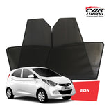 Hyundai EON Magnetic Window Curtain/Car Sunshades - 4 Pieces