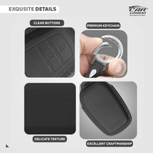 Load image into Gallery viewer, Carloginn PU-3D Leather Key Case for Toyota 2 Button Smart Key