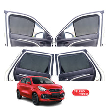 Load image into Gallery viewer, Maruti Suzuki Celerio Half Window Curtain/Car Sunshades - 4 Pieces