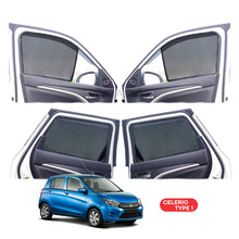 Load image into Gallery viewer, Maruti Suzuki Celerio Half Window Curtain/Car Sunshades - 4 Pieces
