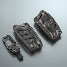 Load image into Gallery viewer, Premium Metal Black Transformer Series Soft Silicon Key Cover for MG ASTOR | MG ZS EV