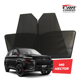 MG Hector Magnetic Window Curtain/Car Sunshades - 6 Pieces