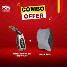 Load image into Gallery viewer, Metal Car Key Cover for New Hyundai Alcazar | Creta Facelift 2024 | New Creta SX ( 4 Button Smart Key )