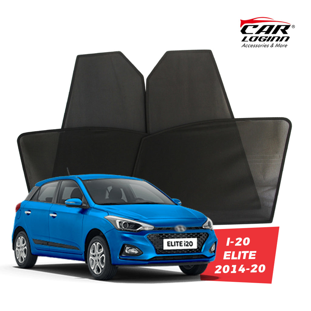 Hyundai i20 Magnetic Window Curtain/Car Sunshades - 4 Pieces