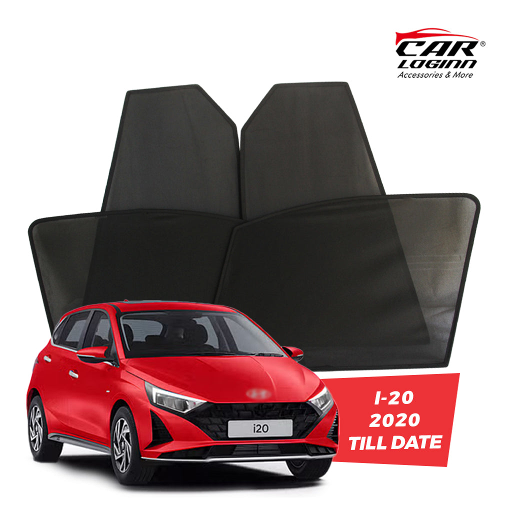 Hyundai i20 Magnetic Window Curtain/Car Sunshades - 4 Pieces