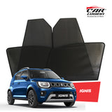 Maruti Suzuki Ignis Magnetic Window Curtain/Car Sunshades - 4 Pieces