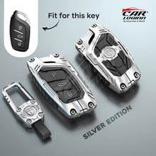Load image into Gallery viewer, Premium Metal Black Transformer Series Soft Silicon Key Cover for MG ASTOR | MG ZS EV