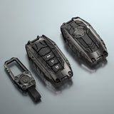 Premium Metal Black Transformer Series Soft Silicon Key Cover for TOYOTA 3 Button Smart Key
