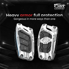 Load image into Gallery viewer, Premium Metal Black Transformer Series Soft Silicon Key Cover for MG ASTOR | MG ZS EV