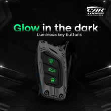 Load image into Gallery viewer, Premium Metal Black Transformer Series Soft Silicon Key Cover for MG ASTOR | MG ZS EV