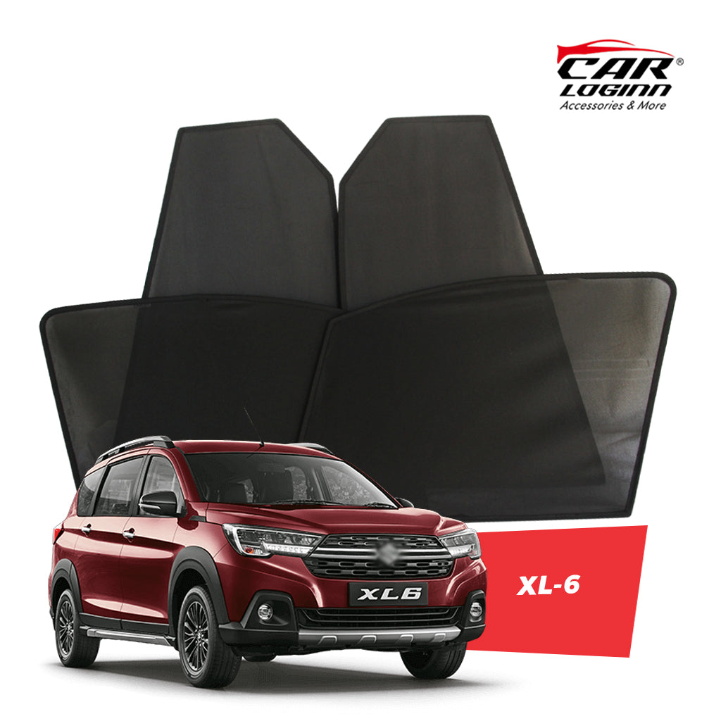 Maruti Suzuki XL 6 Magnetic Window Curtain/Car Sunshades - 6 Pieces