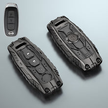 Load image into Gallery viewer, Premium Metal Black Transformer Series Soft Silicon Key Cover for Nissan Magnite | Kicks 3 button Smart Key