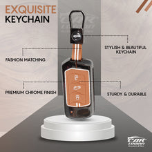 Load image into Gallery viewer, Metal Zinc Soft Silicon Key Case for Mahindra XUV 300| 3XO | ScorpioN | XUV 700 | Thar | Roxx | Scorpio | New Bolero (3 Button)