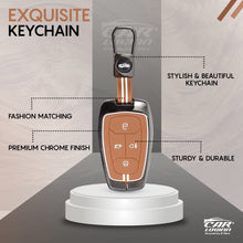 Load image into Gallery viewer, Metal Zinc Soft Silicon Key Case for Tata Altroz | Altroz EV | Punch | Punch EV | Tiago | Bolt | Harrier | Tigor | Nexon | Nexon EV| New Safari