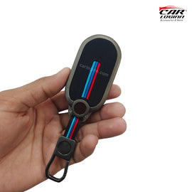 Metal Silicon Key Cover Fit for MG Comet EV Electric 3 Button Flip Key (Base VARIENT)