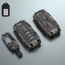 Load image into Gallery viewer, Premium Metal Black Transformer Series Soft Silicon Key Cover for Honda 3 Button Smartkey