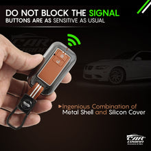 Load image into Gallery viewer, Metal Zinc Soft Silicon Key Case for Maruti Suzuki Victories | Grand Vitara | New Brezza | XL 6 | New Ertiga - (2 Button)