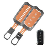 Metal Zinc Soft Silicon Key Case for Tata Curvv | Curvv EV | Sierra | New Safari | Harrier - (4 Button)