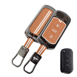 Metal Zinc Soft Silicon Key Case for Mahindra XUV 300| 3XO | ScorpioN | XUV 700 | Thar | Roxx | Scorpio | New Bolero (3 Button)