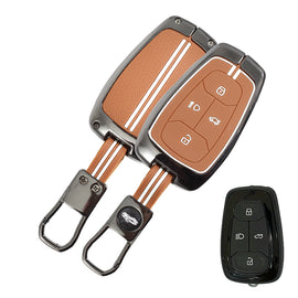 Metal Zinc Soft Silicon Key Case for Tata Altroz | Altroz EV | Punch | Punch EV | Tiago | Bolt | Harrier | Tigor | Nexon | Nexon EV| New Safari