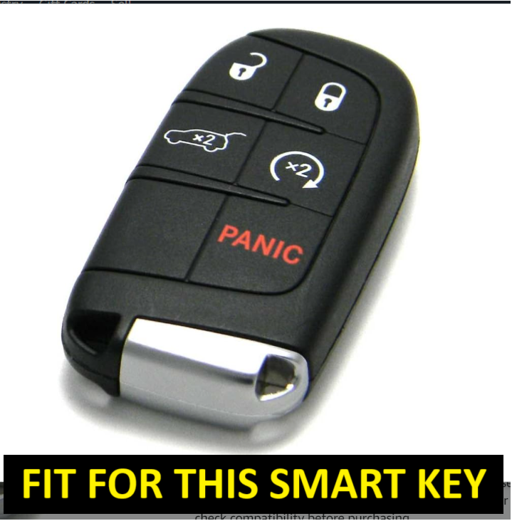 Metal Silicon Car Key Case for Jeep Compass Smart Key