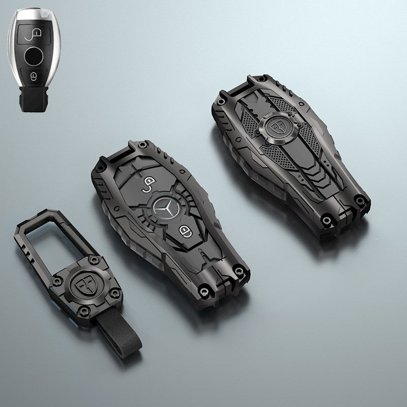 Premium Metal Black Transformer Series Soft Silicon Key Cover for Mercedes Benz GL Series | C – Class | S – Class | M – Class