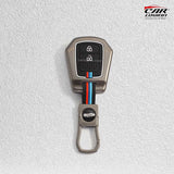 Metal Silicon Key Case Fit for Honda WR-V | City | Jazz | Amaze 2014+ Models