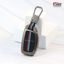 Load image into Gallery viewer, Metal Silicon Car Key Case for Hyundai 4 Button Smart Key