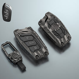 Premium Metal Black Transformer Series Soft Silicon Key Cover for MG ASTOR | MG ZS EV