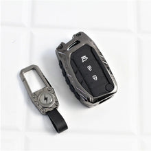 Load image into Gallery viewer, Carloginn Premium Metal Black Transformer Series Soft Silicon Key Cover for Hyundai 3 Button Flipkey