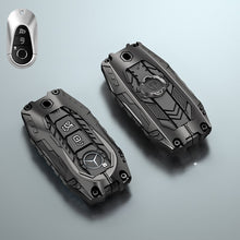 Load image into Gallery viewer, Premium Metal Black Soft Silicon keycase for New Mercedes Benz Maybach | S Class | E Class