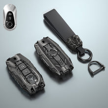 Load image into Gallery viewer, Premium Metal Black Soft Silicon keycase for New Mercedes Benz Maybach | S Class | E Class