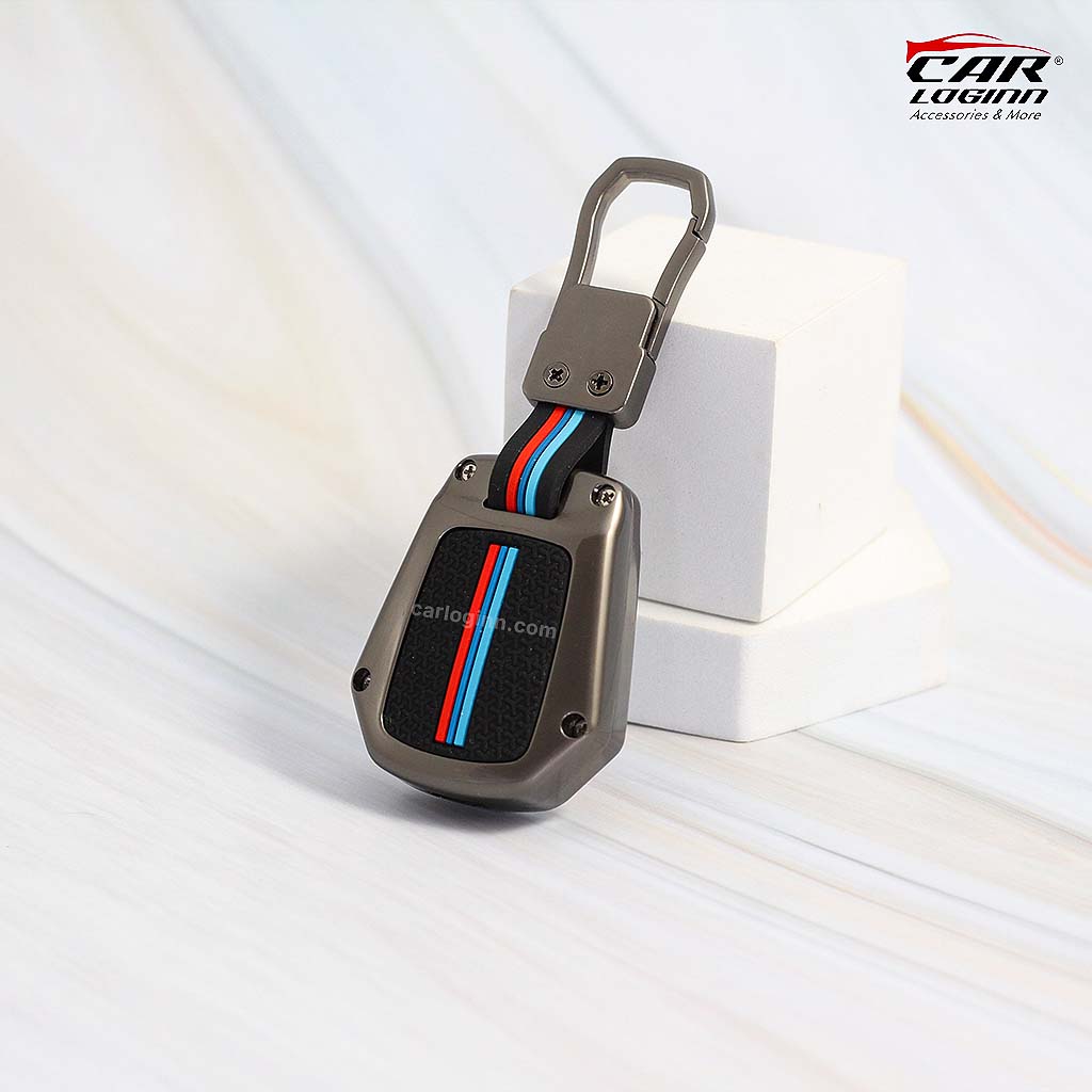 Metal Silicon Key Case Fit for Honda WR-V | City | Jazz | Amaze 2014+ Models