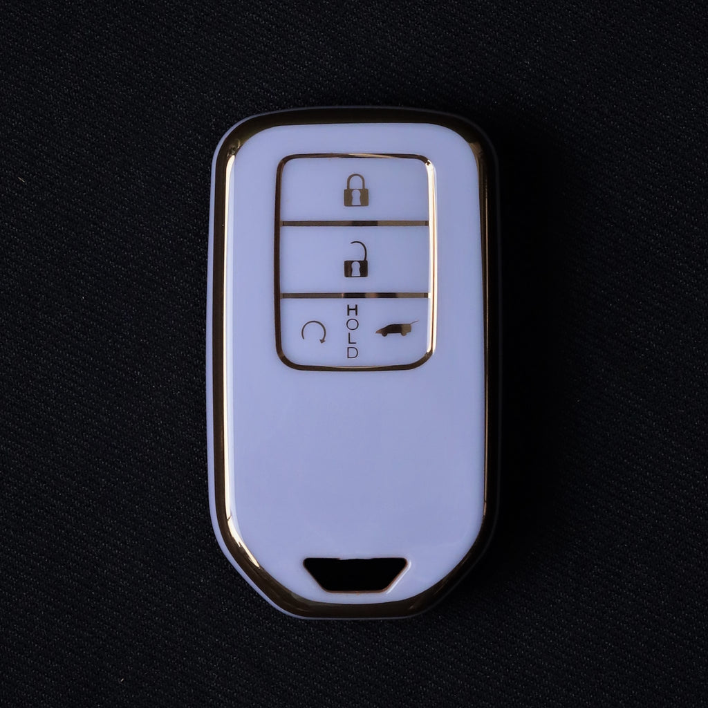 TPU Car Key Cover Fit for New Honda Civic | New Amaze | New Honda City Smart Key