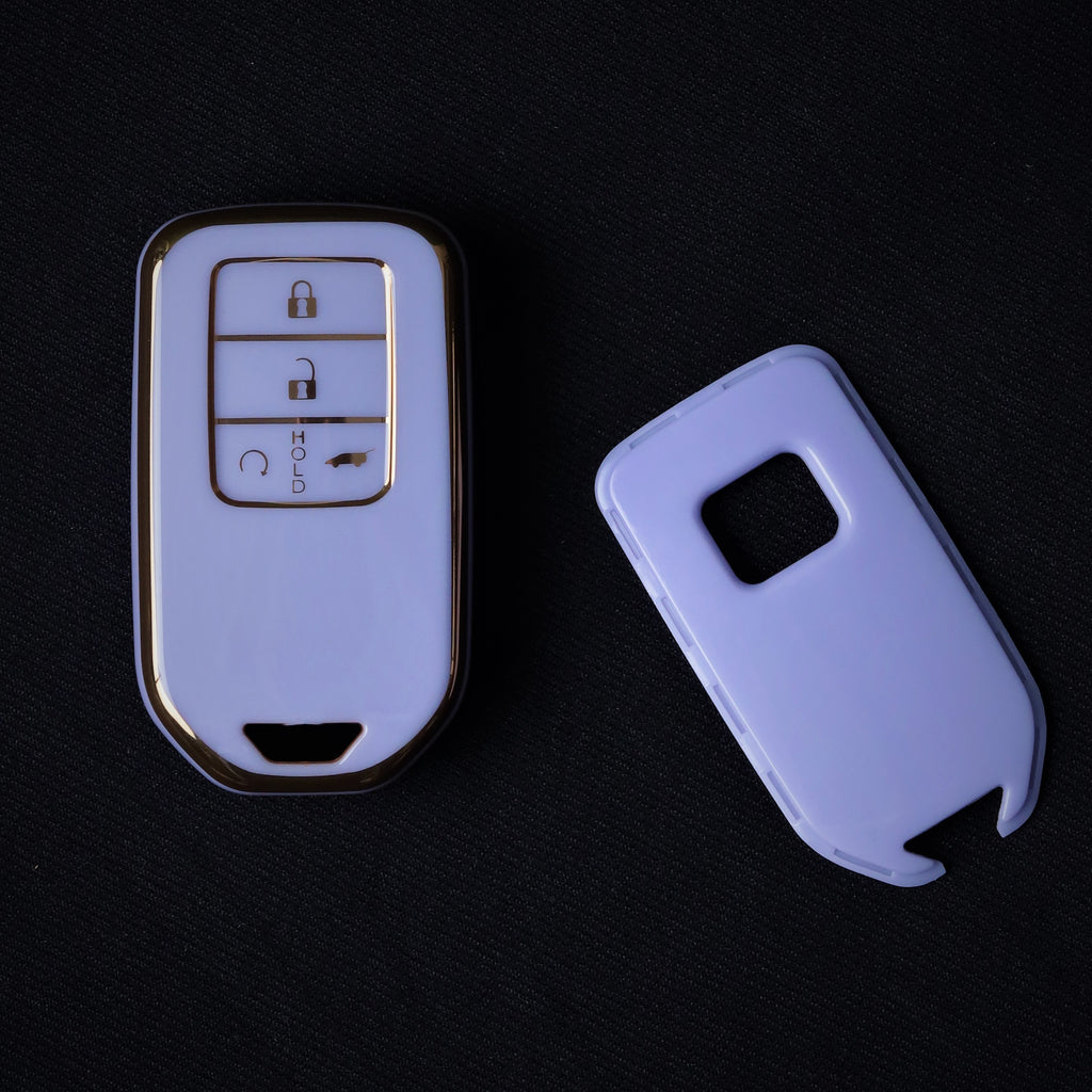 TPU Car Key Cover Fit for New Honda Civic | New Amaze | New Honda City Smart Key